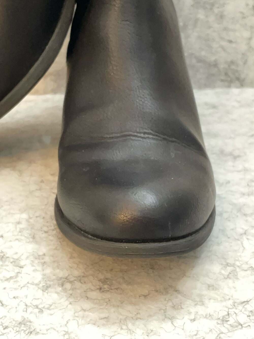 b.o.c. Born Concept Black V-Notch Block Heel Ankle Booties - Picture 5 of 10